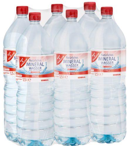 Gut & Günstig Mineralwasser naturell___6x 1,5L Pack___PET Flaschen